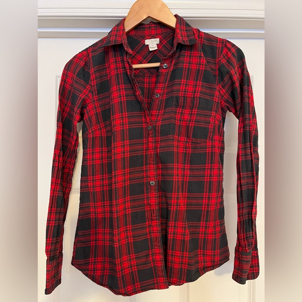 JCrew factory flannel, size XXS